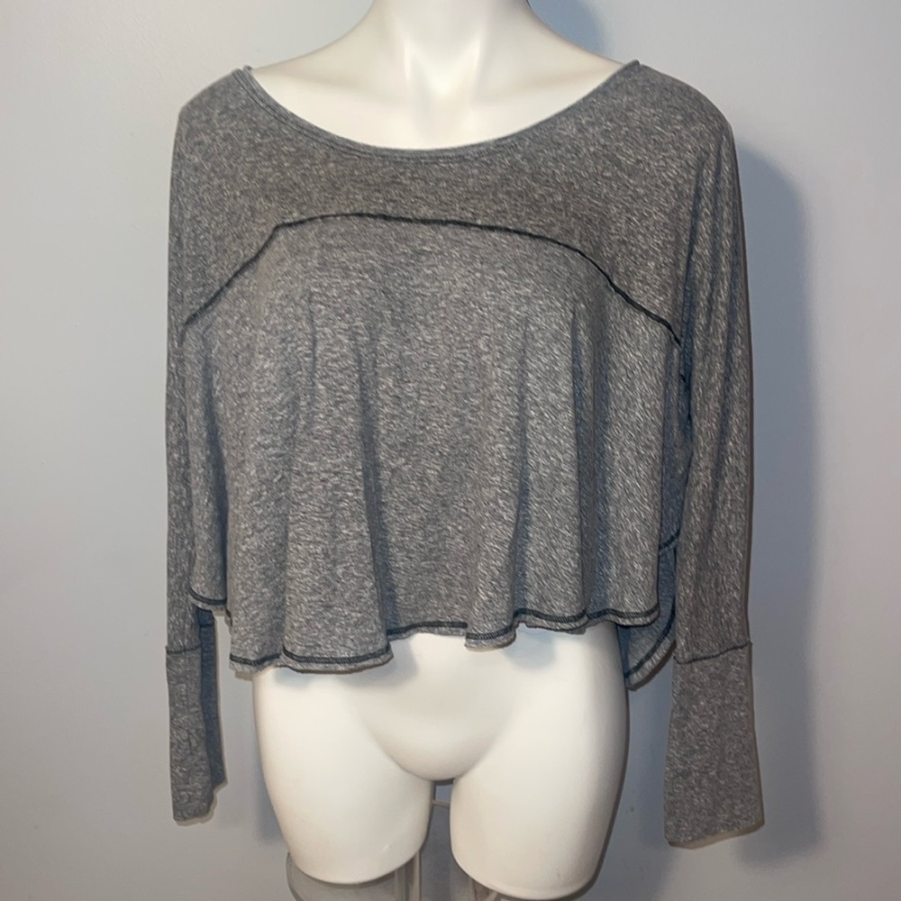 We the Free/Free People ladies Cloud Nine Long Sleeve t-shirt. Small. Oversized - Picture 5 of 11